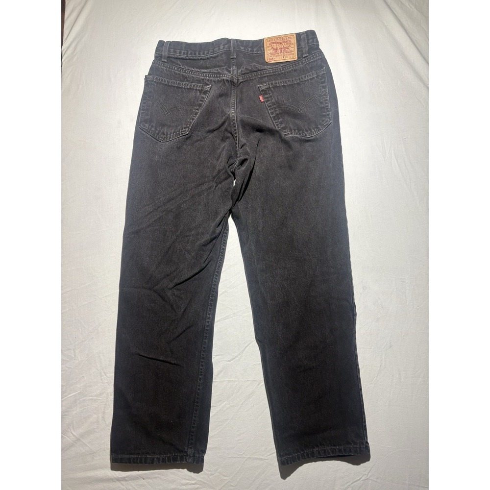 Levis 550 Relaxed Fit Jeans Mens 36x30 Black Made in Canada 100% Cotton Denim